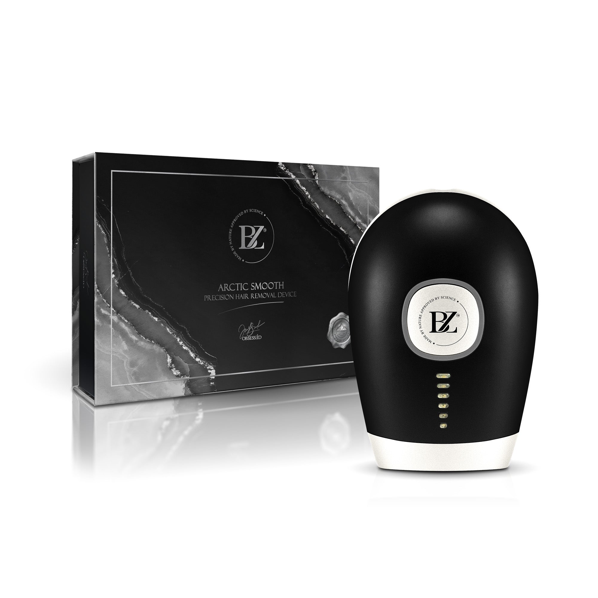 me smooth At-Home Hair Reduction Device in White and Black mē Sleek Professional At Home Face & Body Permanent Hair  main image 2