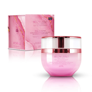 Below Zero Pink Diamond Divine Summit Hydrolyzed Collagen Cell-Renewal Layering Mask