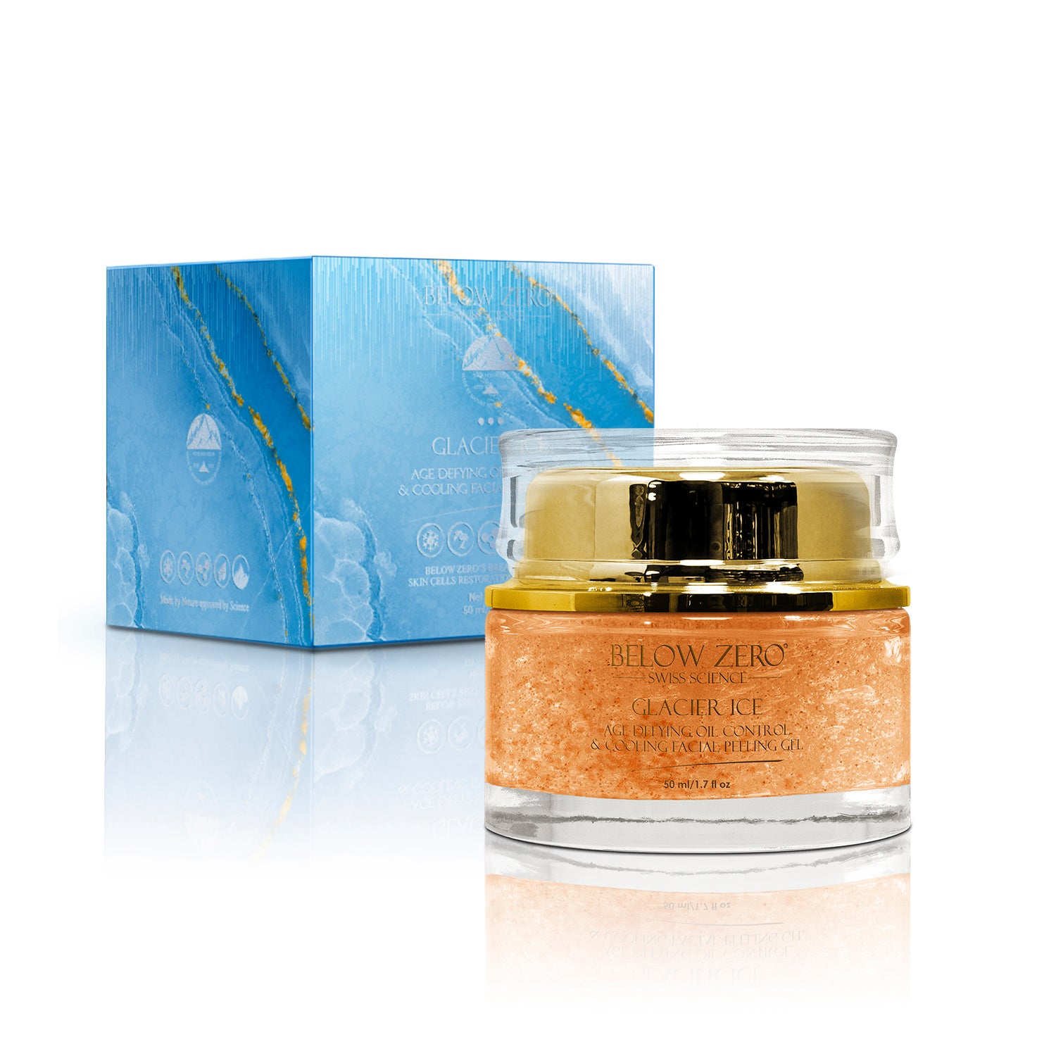 Below Zero Glacier Ice Age Defying Oil Control & Cooling Facial Peelin