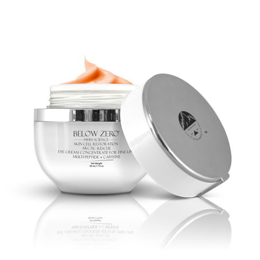 Below Zero Arctic Rescue Eye Cream Concentrate for Fine Line Multi-Peptide + Caffeine