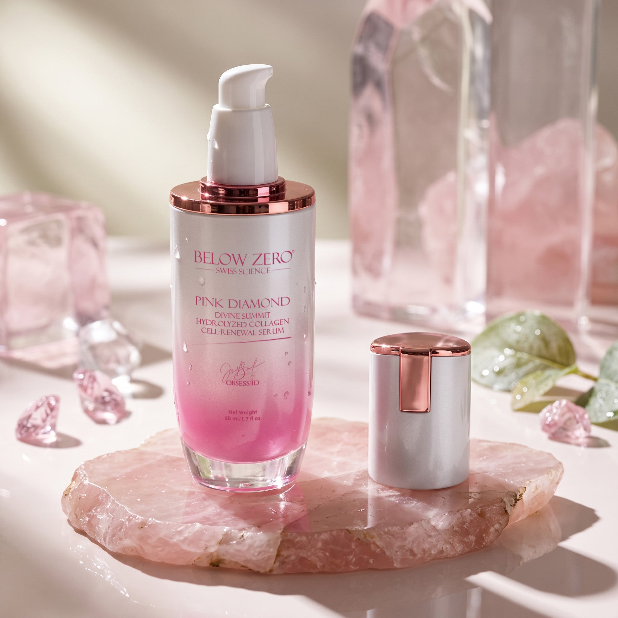 Below Zero Pink Diamond Divine Summit Hydrolyzed Collagen Cell-Renewal