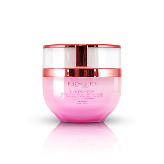 Below Zero Pink Diamond Divine Summit Hydrolyzed Collagen Cell-Renewal Transformation Mask