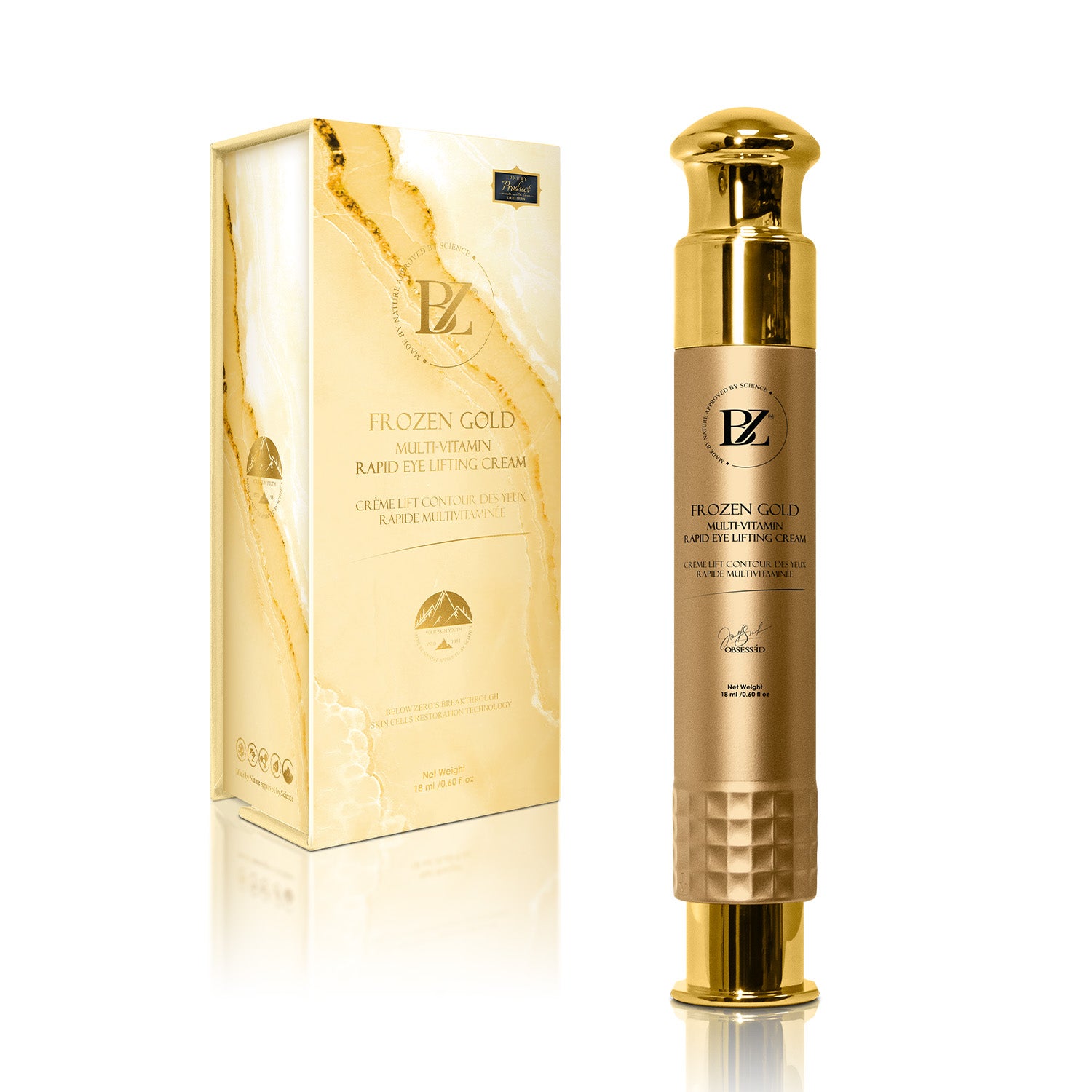 Below Zero Frozen Gold Multi-Vitamin Rapid Eye Lifting Cream