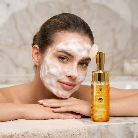 Below Zero Frozen Gold Multi-Vitamin Hydrating Lava Foam Facial Cleanser