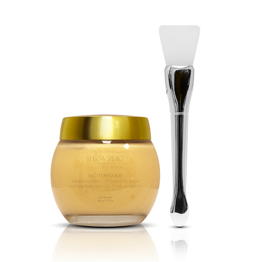 Below Zero Frozen Gold - Firming & Tightening Peeling Mask enriched with Multi-Peptide & Caffeine