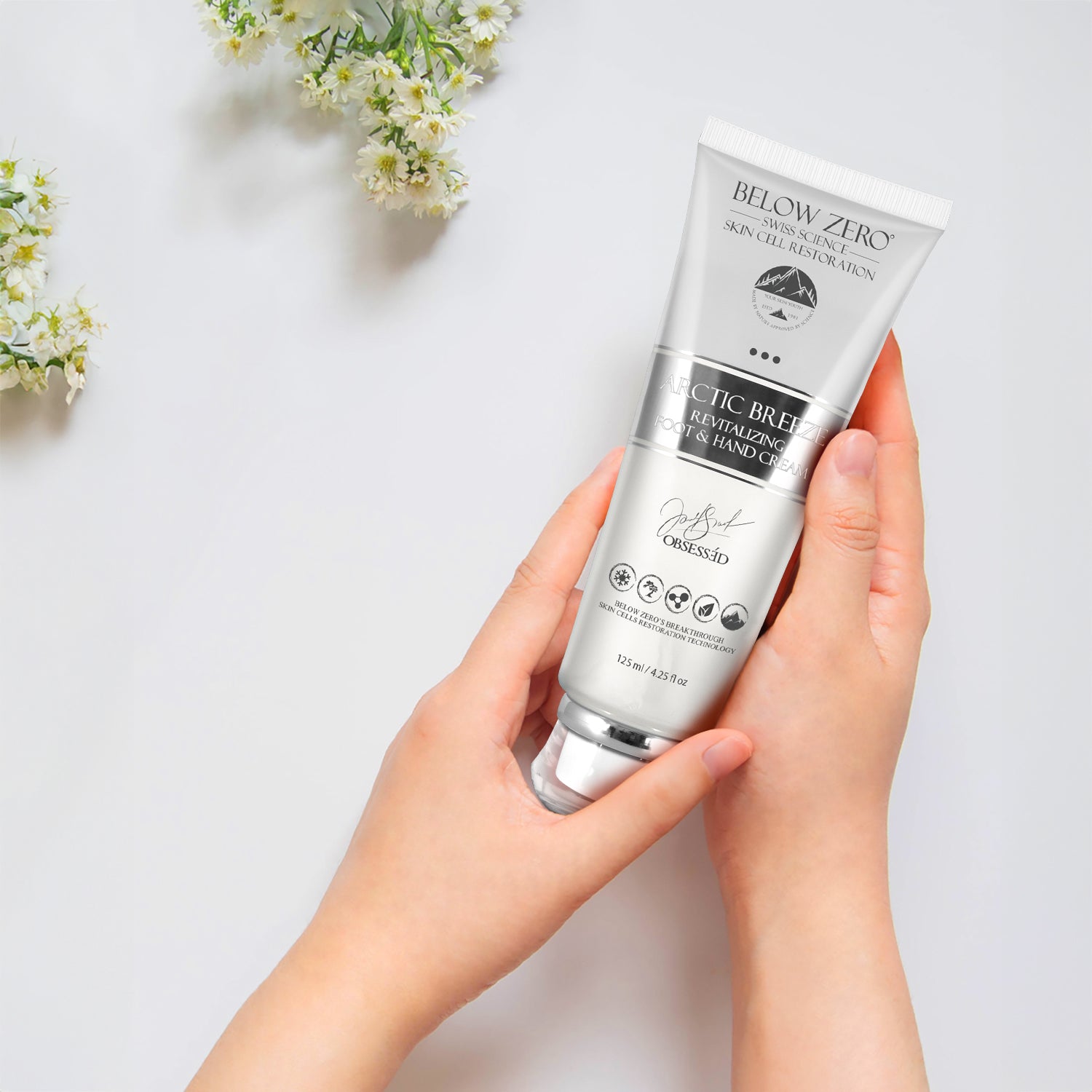 乳液・ミルク foots Below Zero Arctic Breeze Revitalizing Foot & Hand Cream