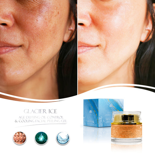 Below Zero Glacier Ice Age Defying Oil Control & Cooling Facial Peeling Gel
