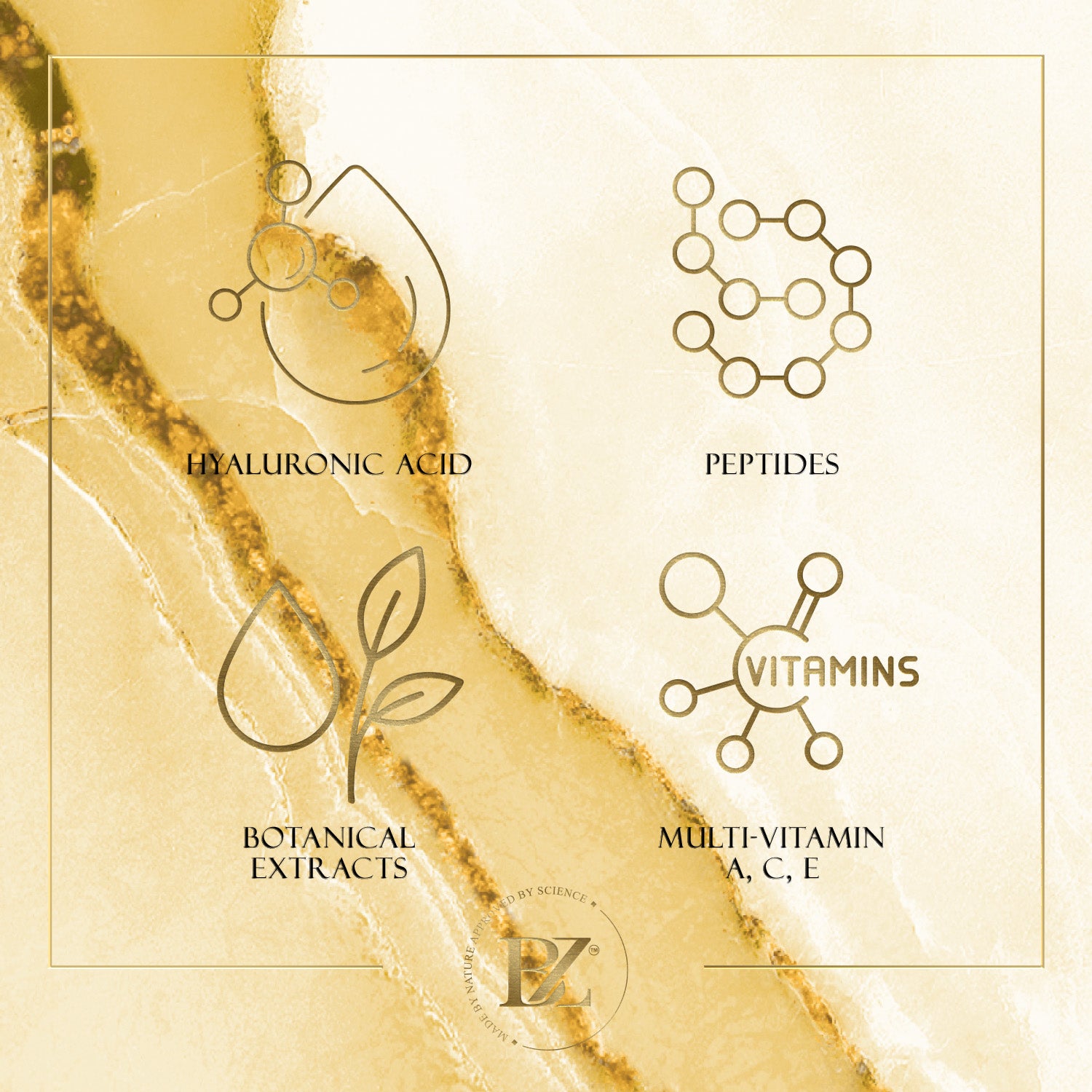 Below Zero Frozen Gold - Firming & Tightening Peeling Mask enriched wi